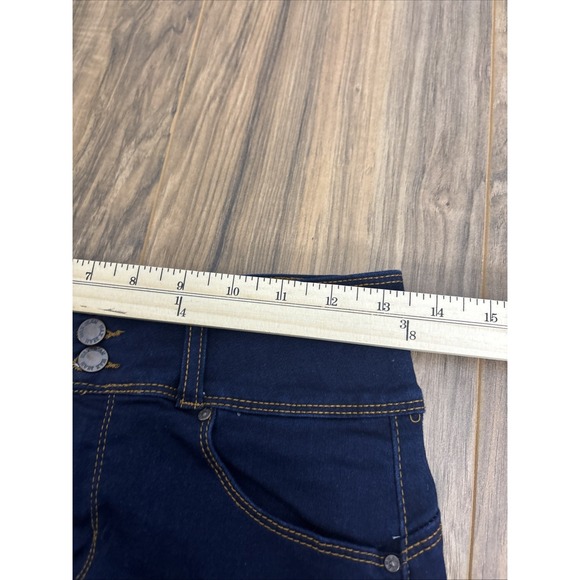 Wax‎ Jeans Butt, I Love You Shorts Medium Dark Blue - Picture 4 of 8